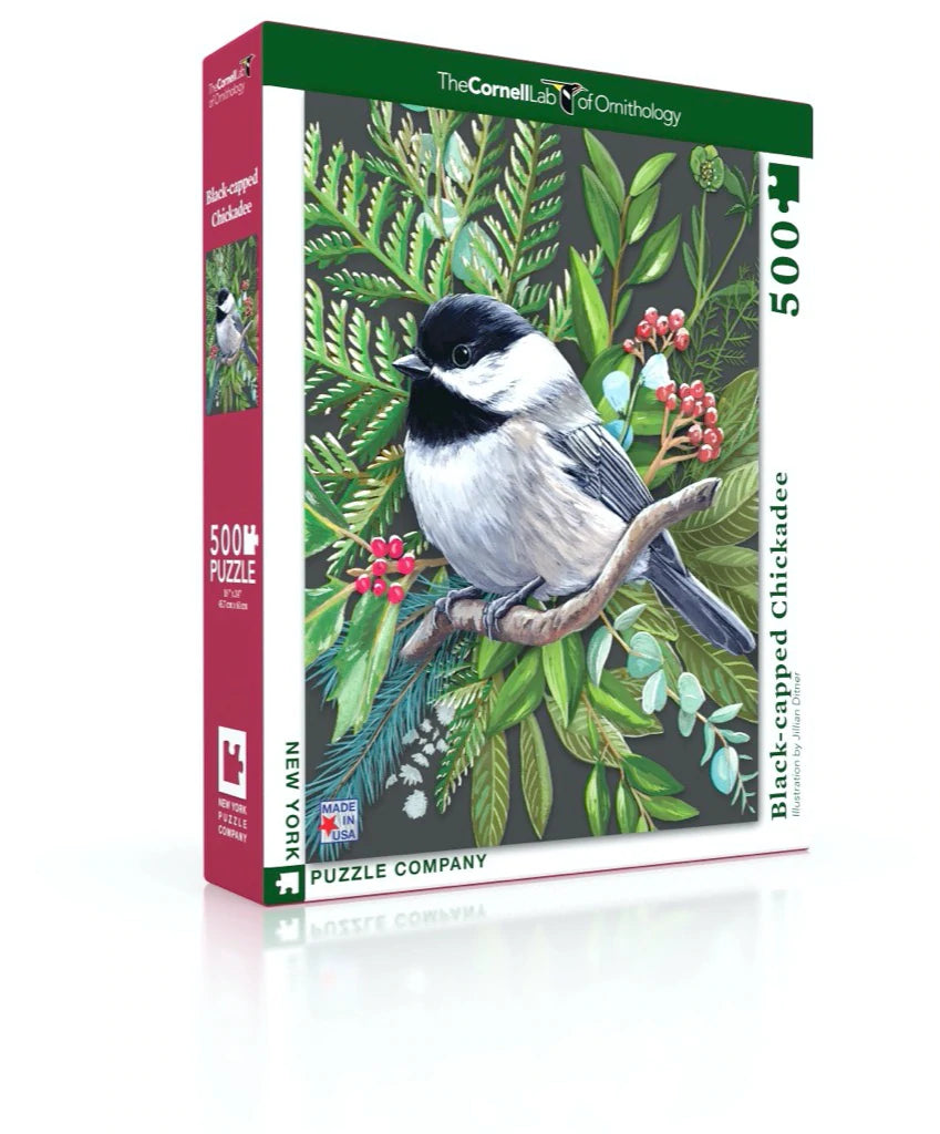 Black-capped Chickadee (500 Piece) Puzzle