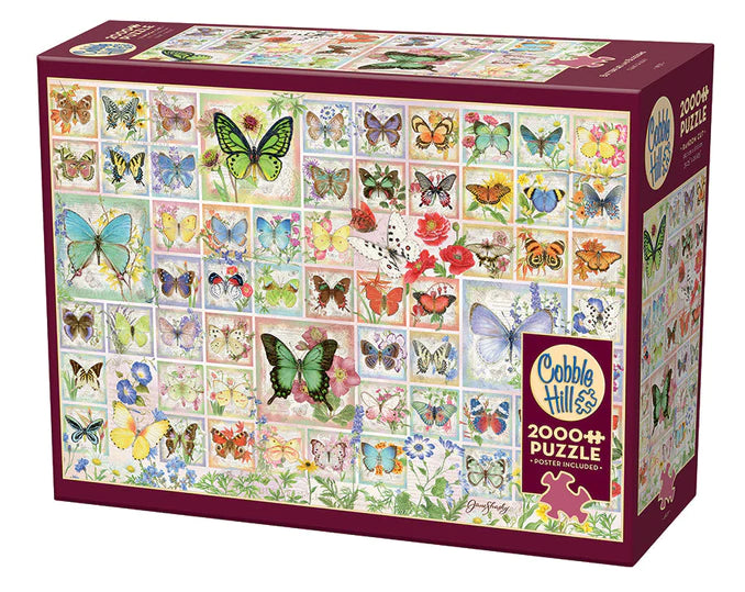 Butterflies and Blossoms (2000 Piece) Puzzle