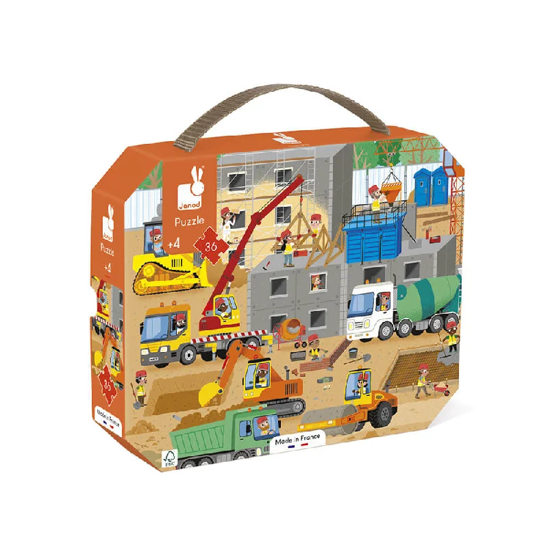 Construction Site -36 Piece Puzzle