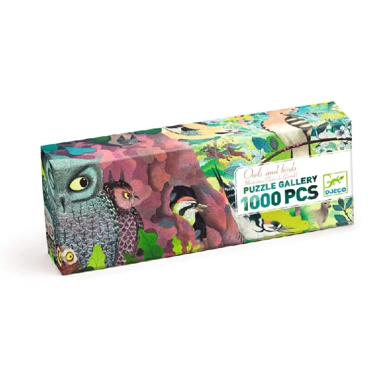 Djeco Gallery Puzzle - Owls & Birds 1000 pcs