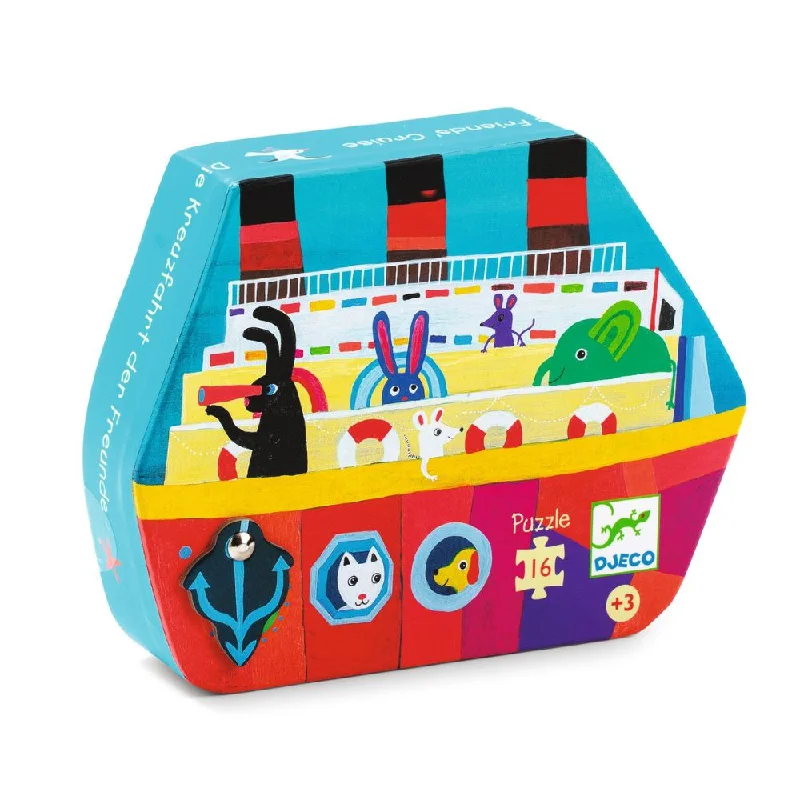 Djeco Silhouette Puzzles - The Friends Cruise