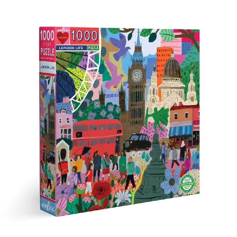 eeBoo 1000 Piece Puzzle - London Life