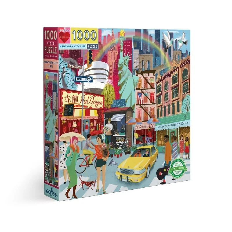 eeBoo 1000 Piece Puzzle - New York City Life