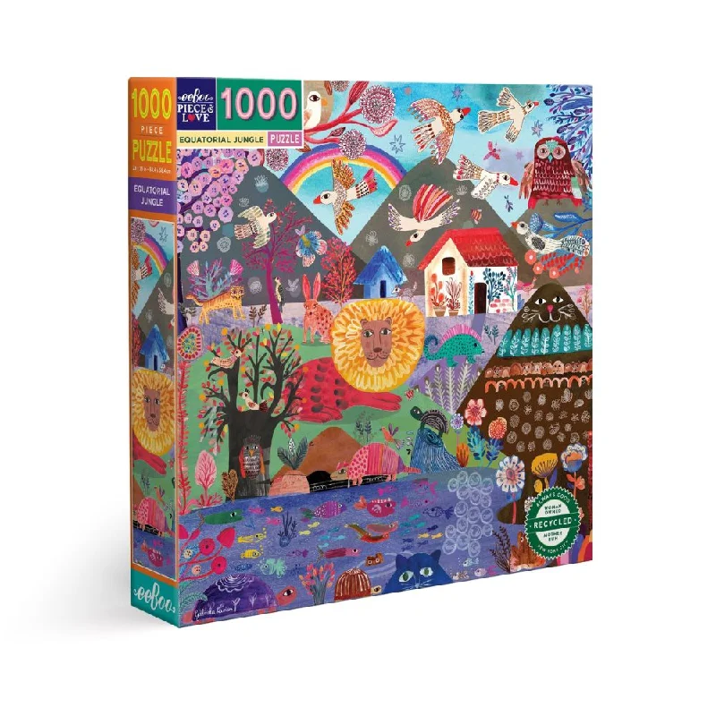 eeBoo Equatorial Jungle - 1000 Piece Puzzle