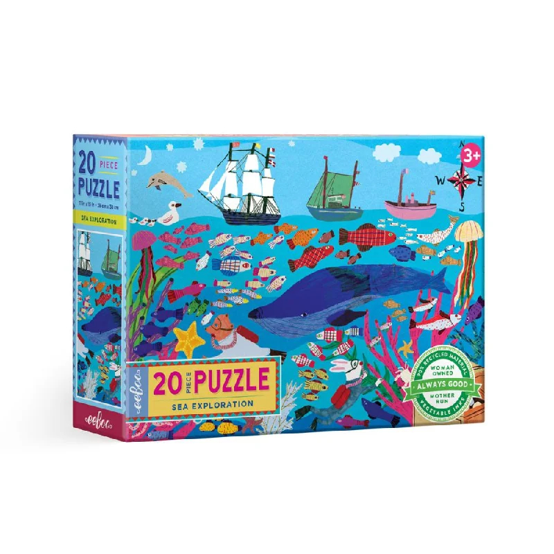 eeBoo Sea Exploration 20 piece puzzle