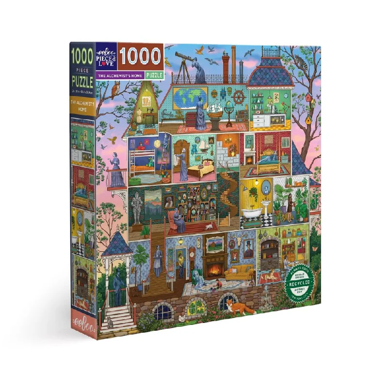 eeBoo The Alchemist's Home - 1000 Piece Puzzle