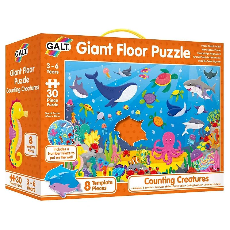 Galt Counting Creatures Giant Floor Puzzle 30 Piece