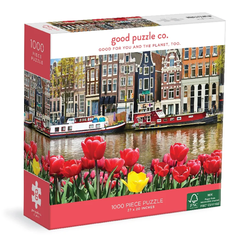 Good Puzzle Co. Flowers in Amsterdam 1000pc Puzzle