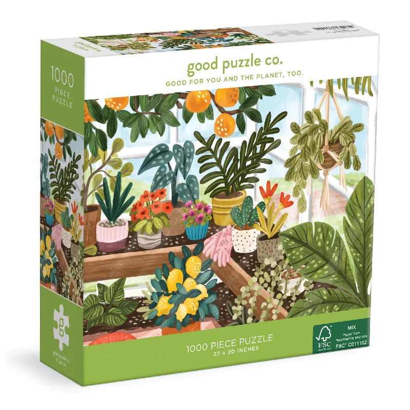 Good Puzzle Co. Greenhouse 1000 Piece Puzzle