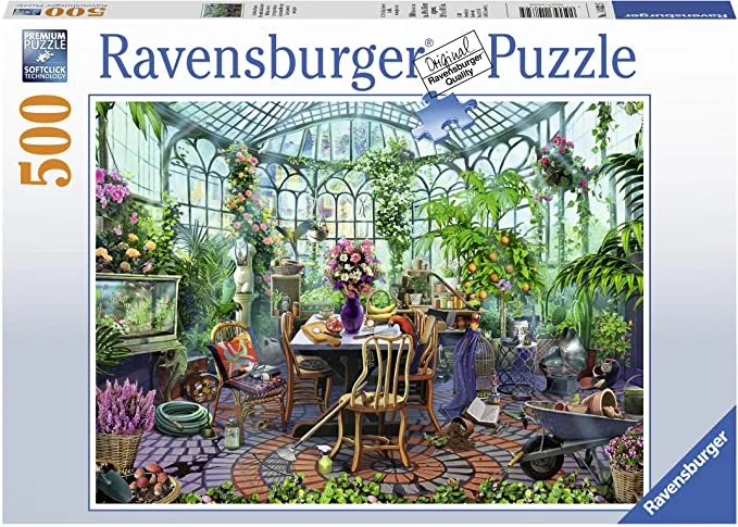 Greenhouse Mornings (500 Piece) Puzzle