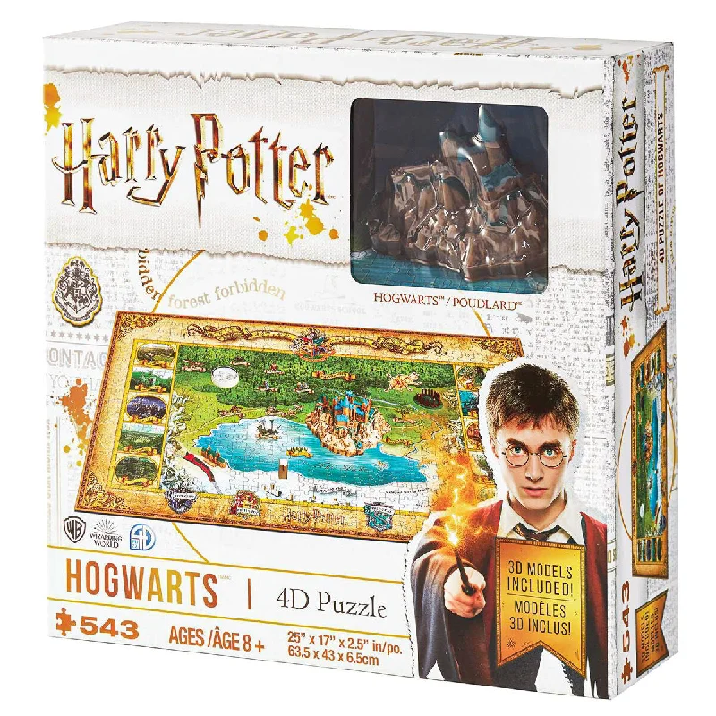 Harry Potter Hogwarts 4D Puzzle 543 Piece