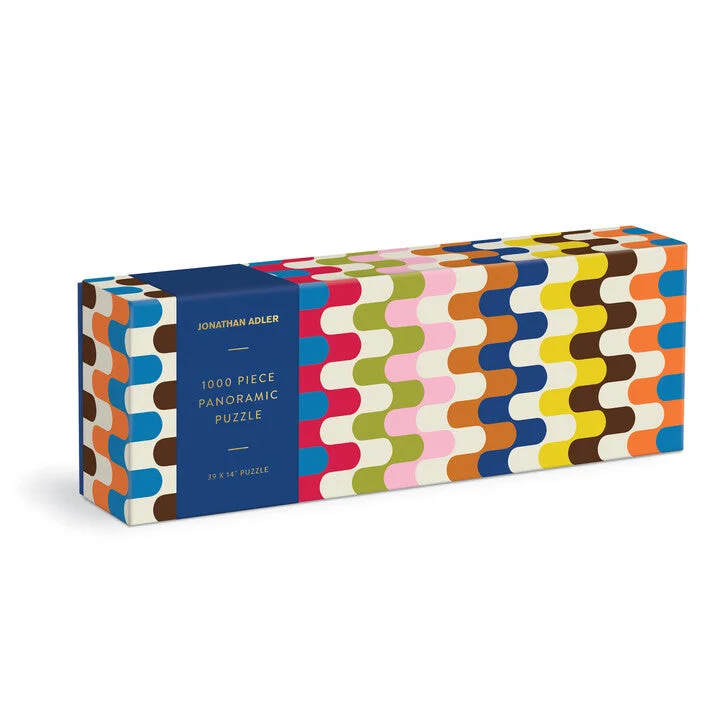 Jonathan Adler Bargello 1000 Piece Panoramic Puzzle