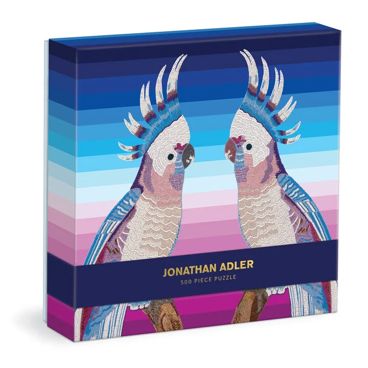 Jonathan Adler Parrots 500 Piece Puzzle