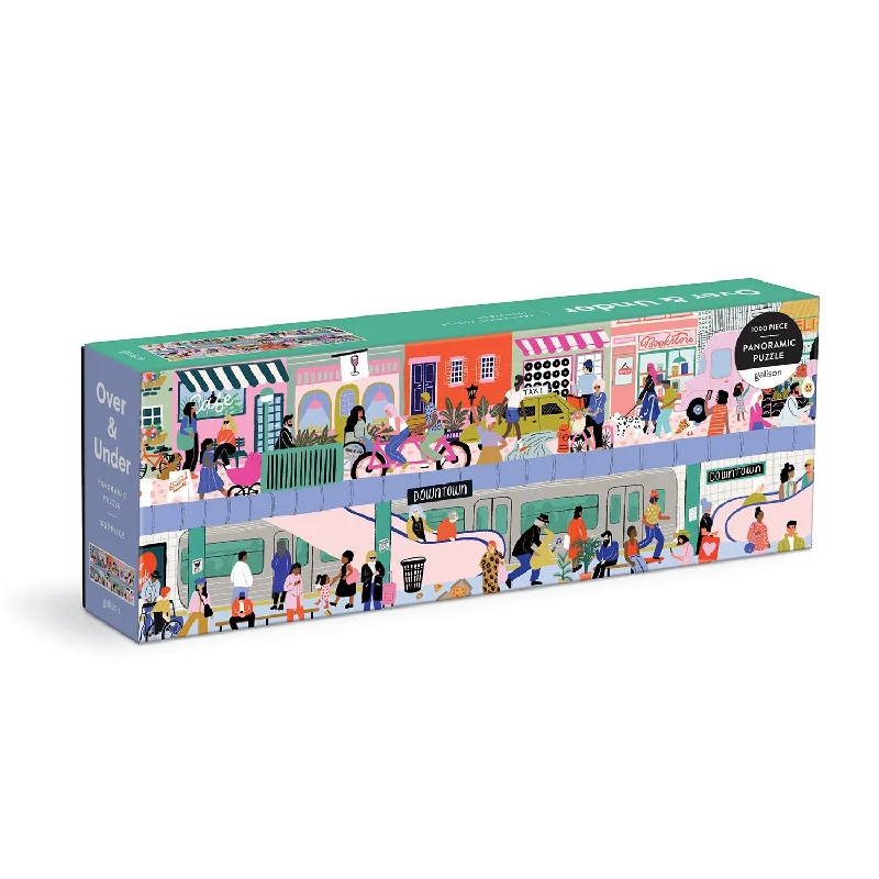 Over & Under 1000 Piece Panoramic Puzzle