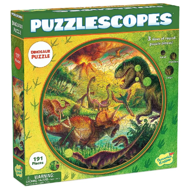 Peaceable Kingdom - Dinosaur Puzzlescopes