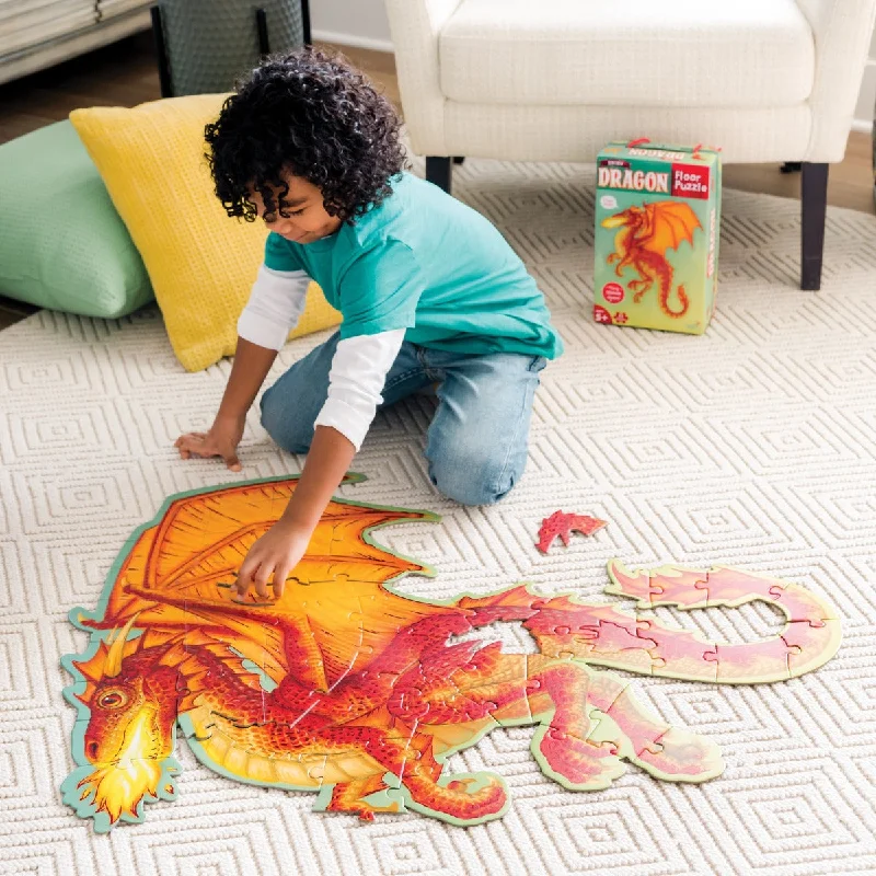 Peaceable Kingdom - Shiny Dragon Floor Puzzle