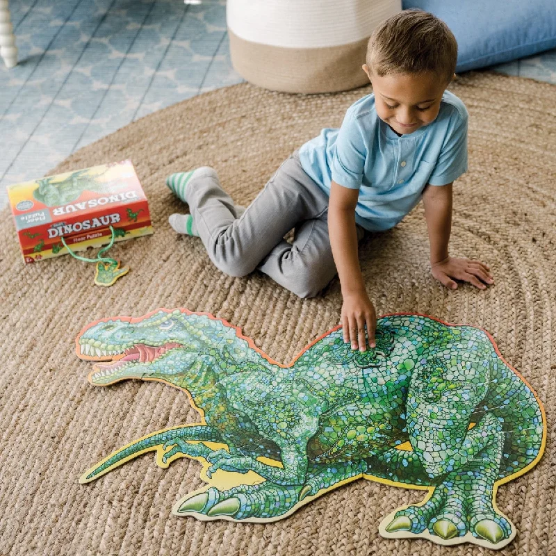 Peaceable Kingdom - Shiny Dinosaur Floor Puzzle