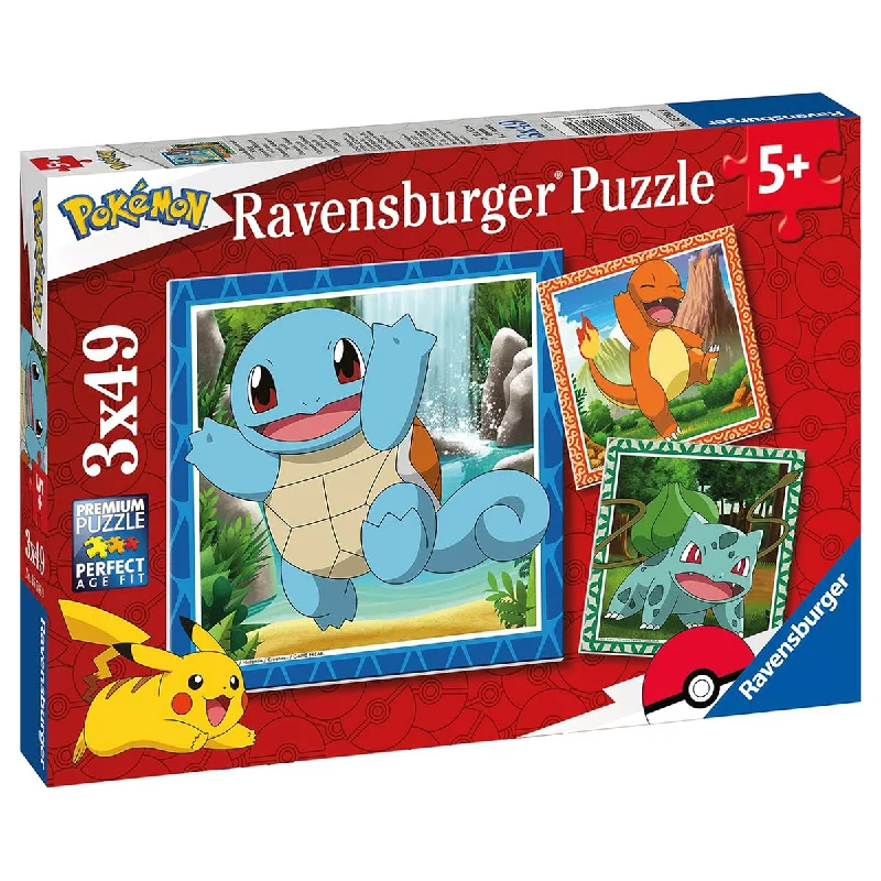 Pokémon 3 x 49 Square Puzzles