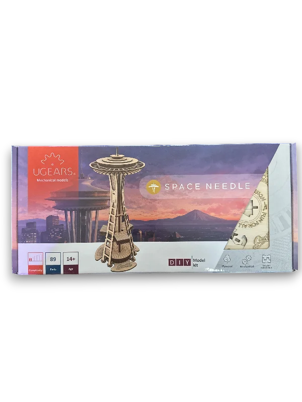 15" Laser Cut Wood Space Needle Puzzle