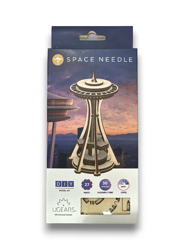 5.5" Laser Cut Wood Space Needle Puzzle