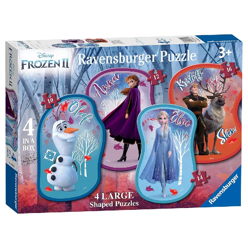 Ravensburger Disney Frozen II 4 x Large Shaped Puzzles