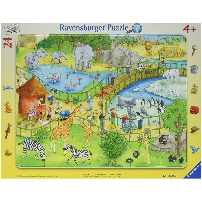 RAVENSBURGER Fun at the Zoo Puzzle 24pce