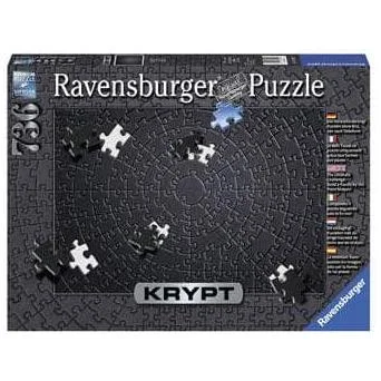 RAVENSBURGER KRYPT Black Puzzle 736pce