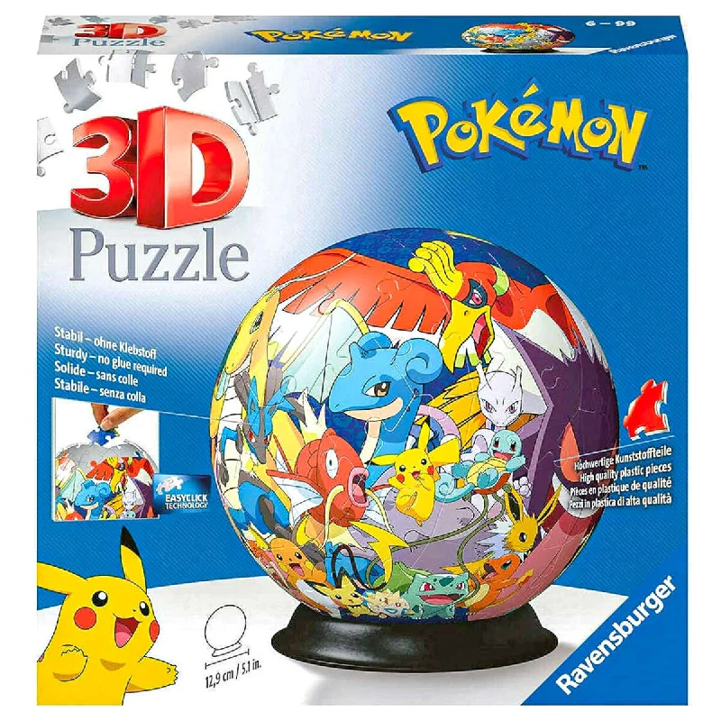 Pokémon Ball 72 Piece 3D Puzzle