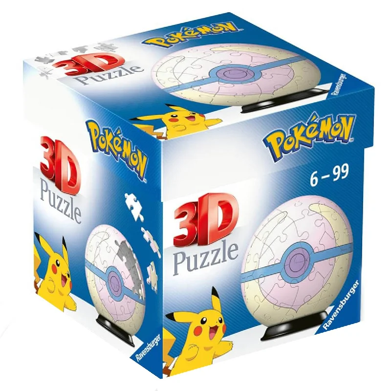 Ravensburger Pokémon 'Heal' Pokeball 54 Piece 3D Puzzle