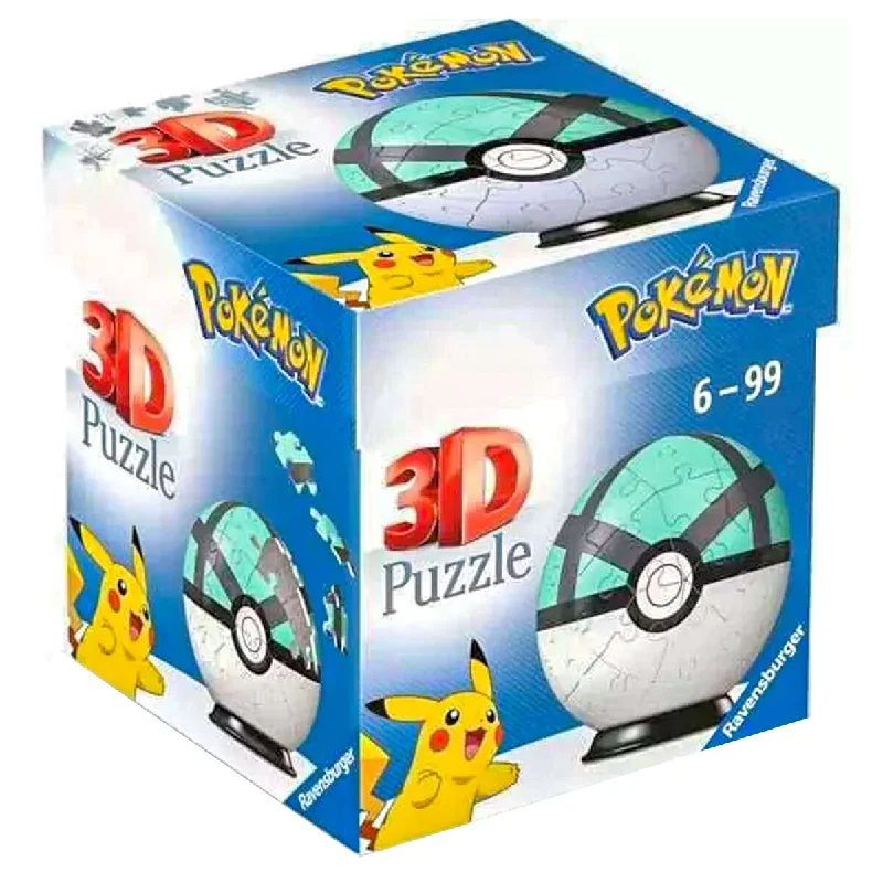 Pokémon 'Net' Pokeball 54 Piece 3D Puzzle