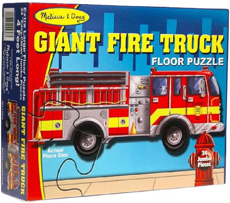 Giant Fire Truck - 24 Pieces