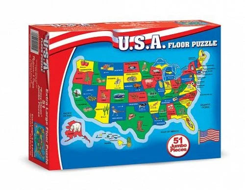 U.S.A Map - 51 Pieces