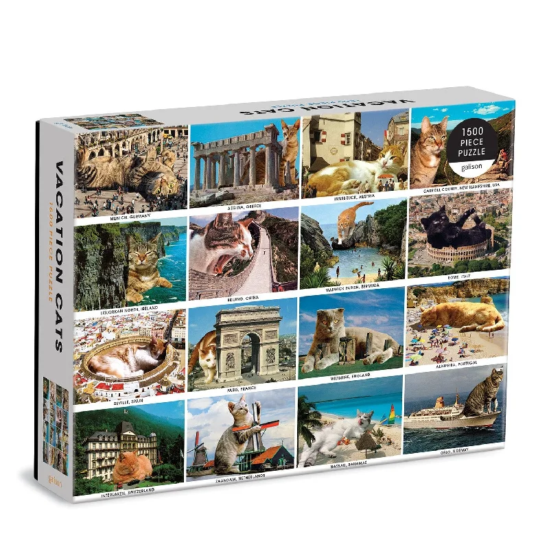 Vacation Cats 1500 Piece Puzzle