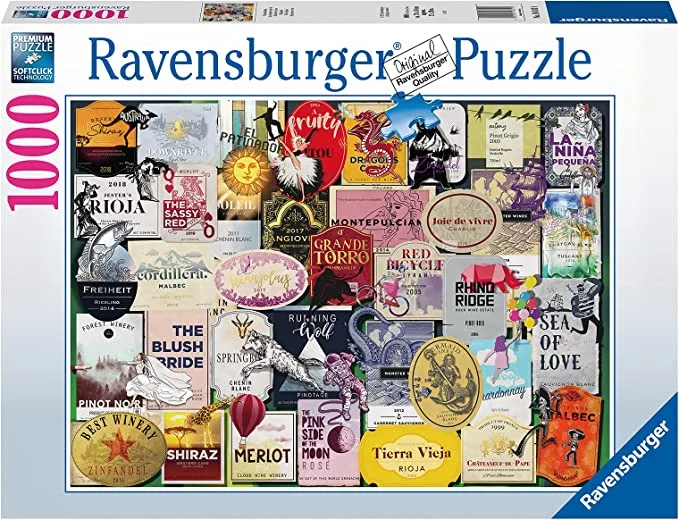 Wine Labels (1000 Piece) Puzzle