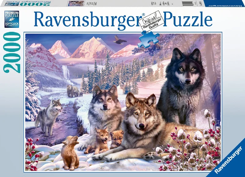 Wolves in the Snow (2000 pc Puzzle)