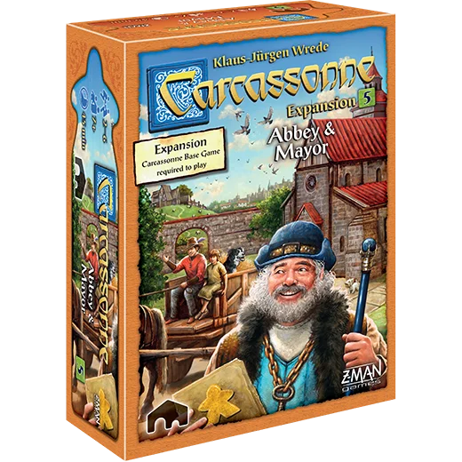 Carcassonne: Expansion 5 - Abbey & Mayor [Board Game Expansion]