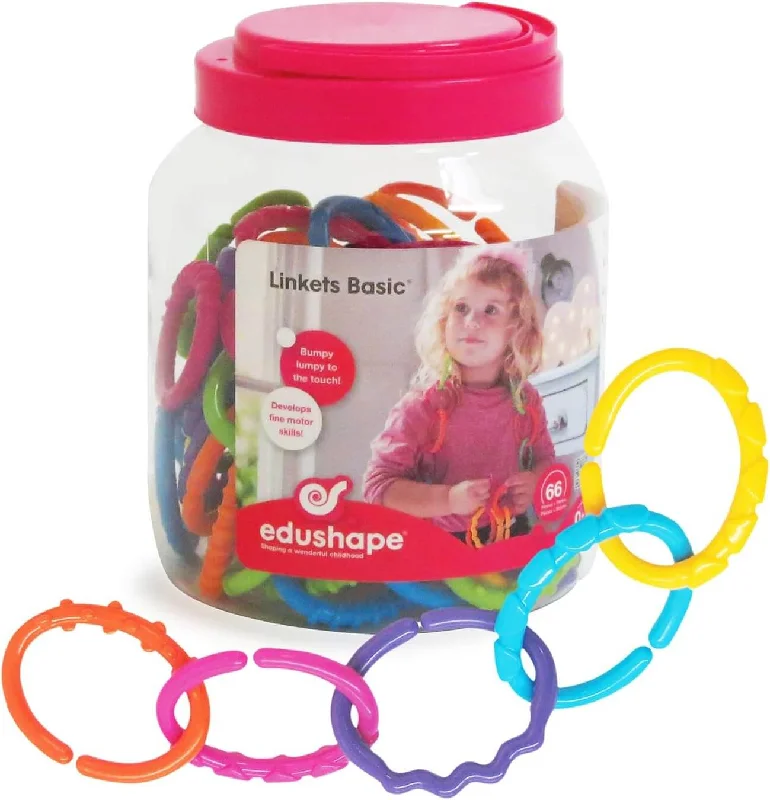 Edushape Linkets Sensory Toy - 66 pieces