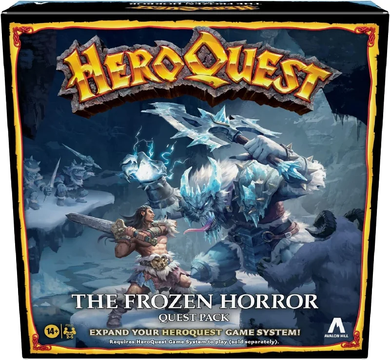 Heroquest Board Game 2023 The Frozen Horror Quest Pack - Avalon Hill