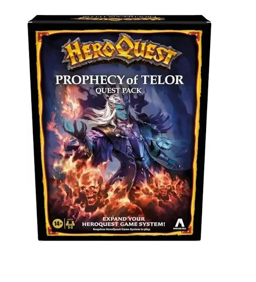 Heroquest Board Game 2023 Prophecy of Telor Quest Pack - Avalon Hill