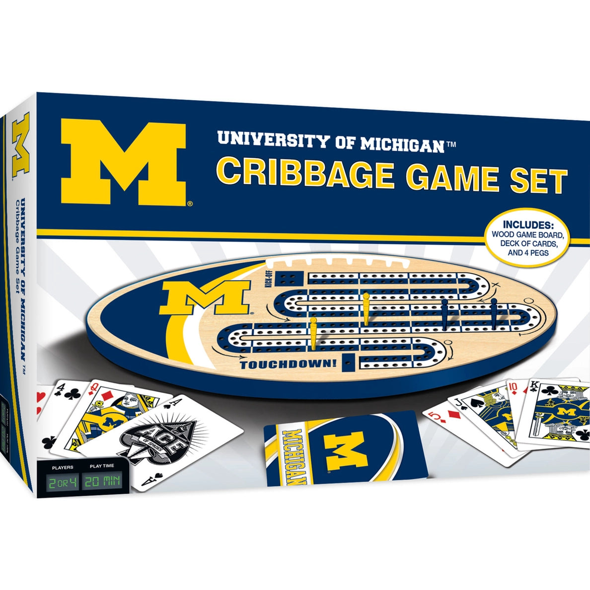 Master Pieces: Michigan Wolverines Cribbage