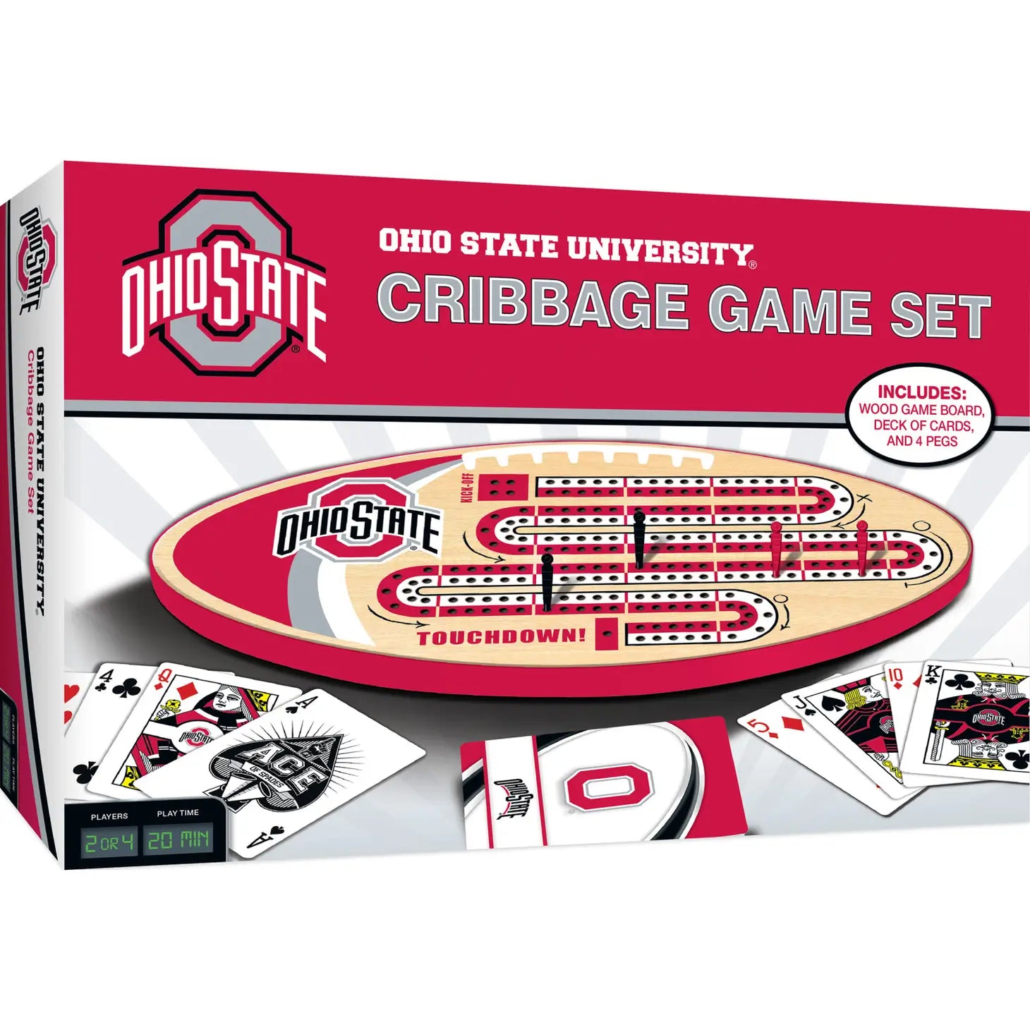 Master Pieces: Ohio State Buckeyes Cribbage