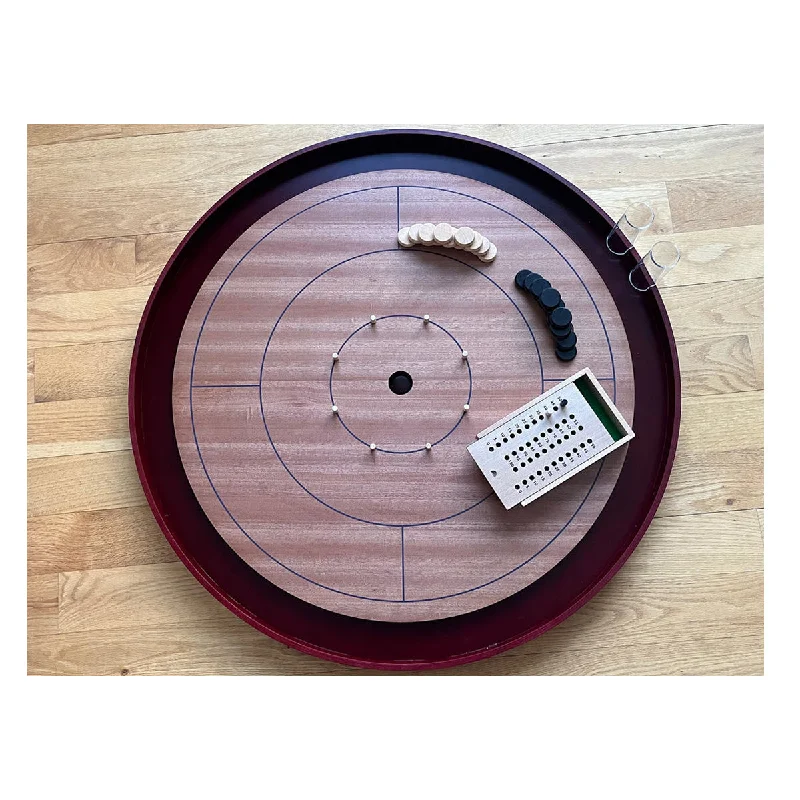 Mayday 2022 Tournament Edition Crokinole Board Mahogany