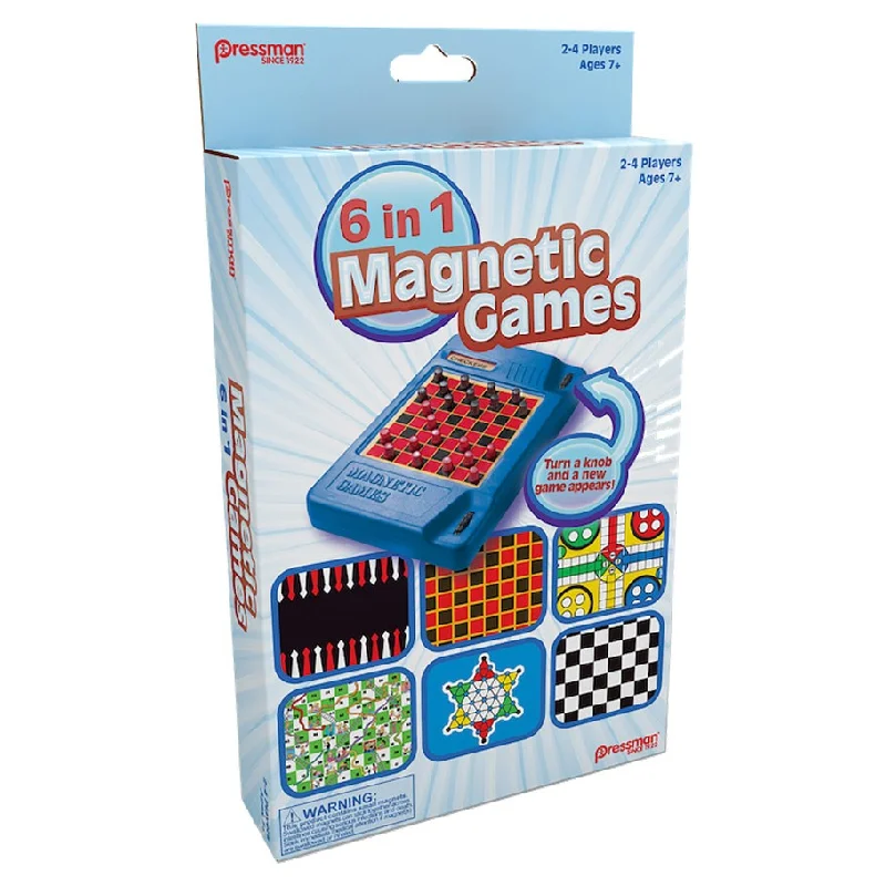 6 in1 Travel Magnetic Games