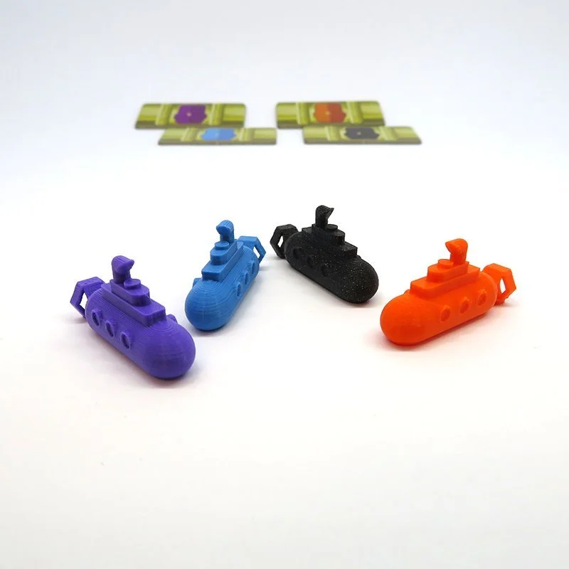 BGExpansions - Submarine Action Markers for Underwater Cities (12 Pieces)