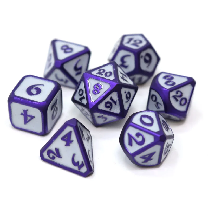 Die Hard Dice Metal RPG Polyhedral Dice Set - Celestial Harbinger [7ct]