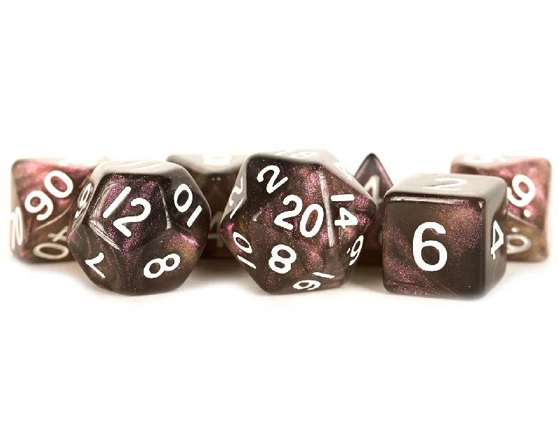 FanRoll MET 174 Stardust: Supervolcano RPG Polyhedral Dice Set [7ct]