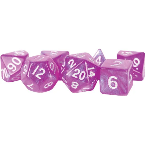 FanRoll MET 179 Stardust Purple RPG Polyhedral Dice Set [7ct]