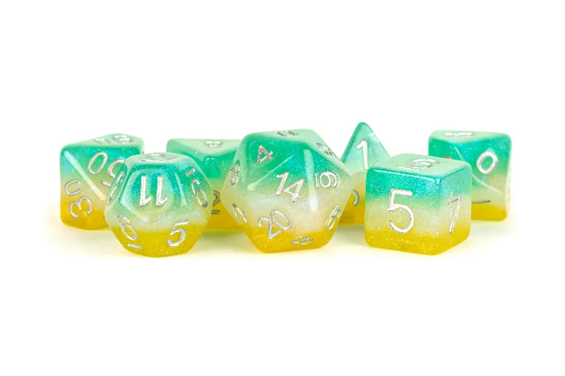 FanRoll MET 765 Layered Stardust: Tropics RPG Polyhedral Dice Set [7ct]