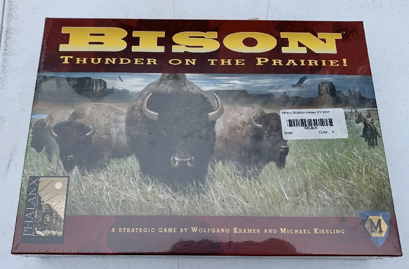 BISON Thunder on the Prairie Adult Board Game by Phalanx