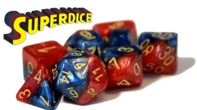 Gate Keeper Games: 7-Die Set Halfsies - Superdice